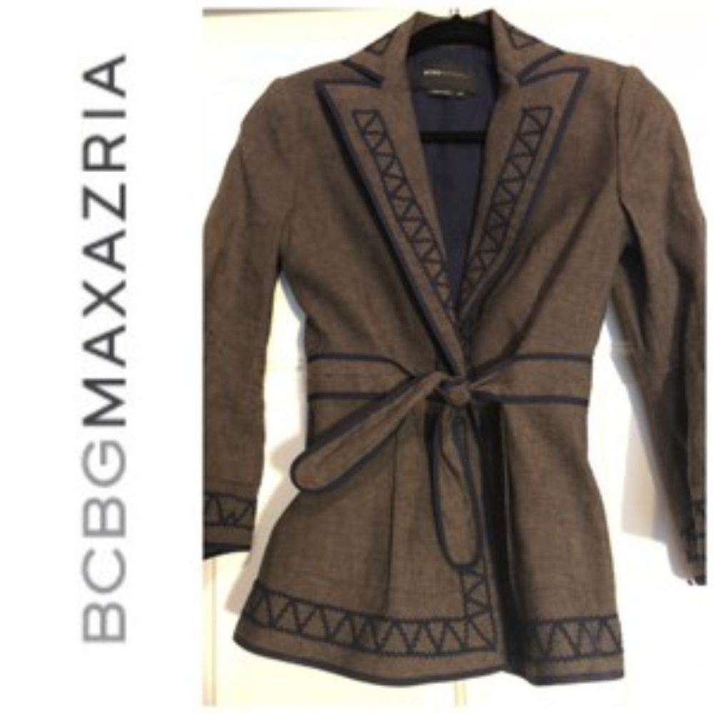 BCBGMaxAzria Brown Blazer